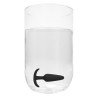 Shots Toys Plug en silicone Slim Butt 7.5 x 2cm Noir